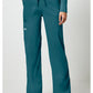 Cherokee Workwear Unisex cargo broek met trekkoord met rechte pijpen en Core Stretch WWE4043