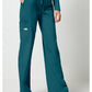Cherokee Workwear Unisex cargo broek met trekkoord met rechte pijpen en Core Stretch WWE4043