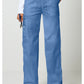 Cherokee Workwear Unisex cargo broek met trekkoord met rechte pijpen en Core Stretch WWE4043