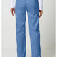 Cherokee Workwear Unisex cargo broek met trekkoord met rechte pijpen en Core Stretch WWE4043