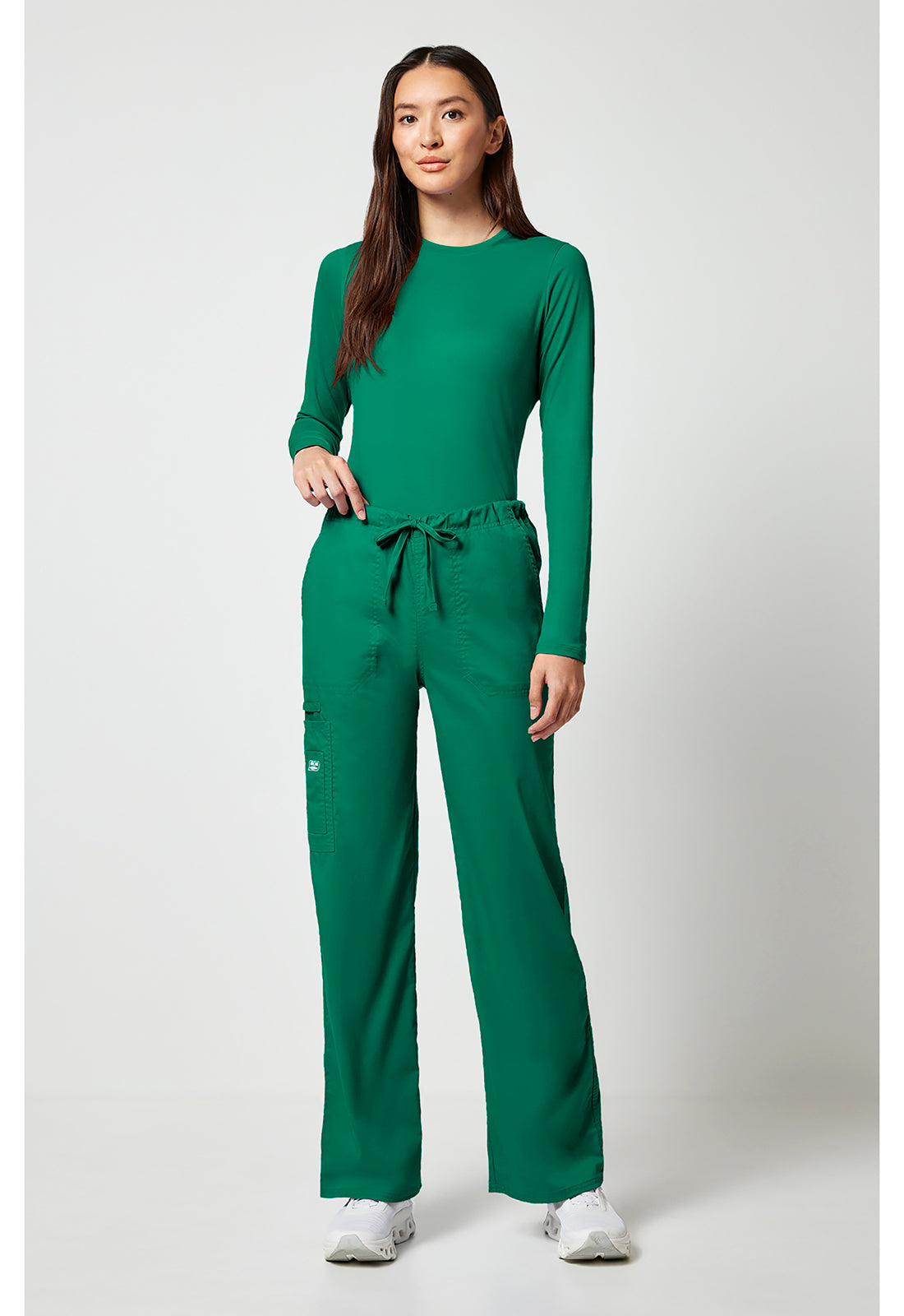 Cherokee Workwear Unisex cargo broek met trekkoord met rechte pijpen en Core Stretch WWE4043