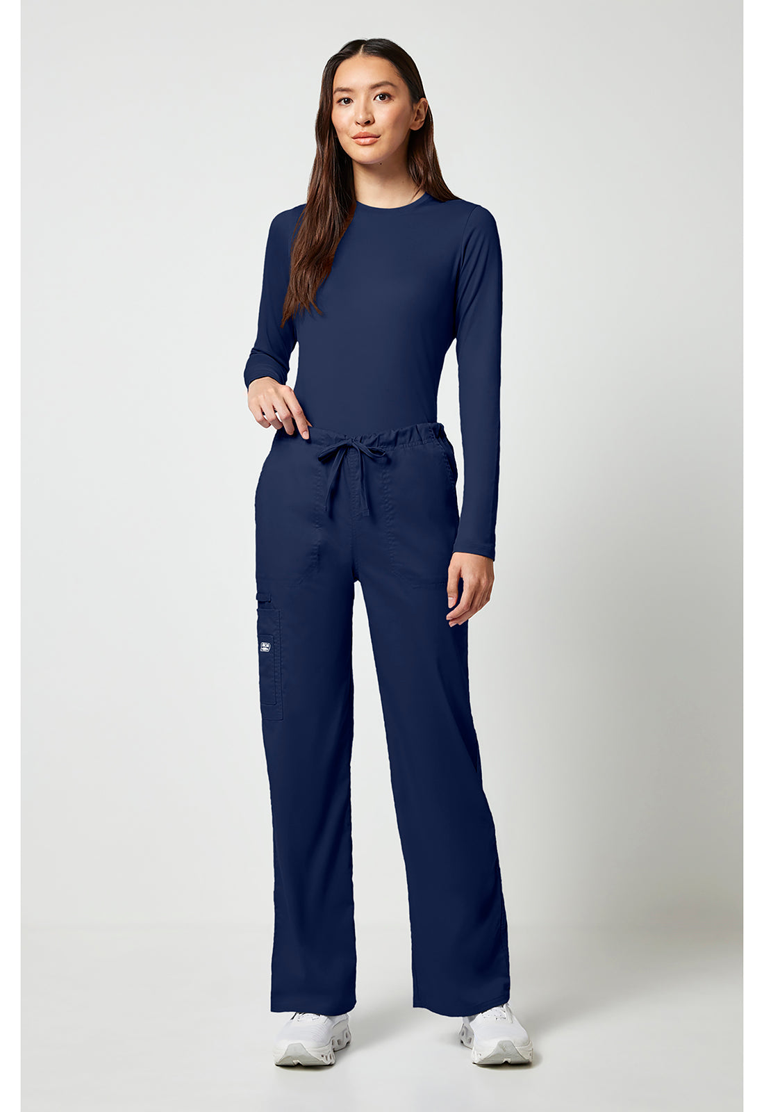 Cherokee Workwear Unisex cargo broek met trekkoord met rechte pijpen en Core Stretch WWE4043