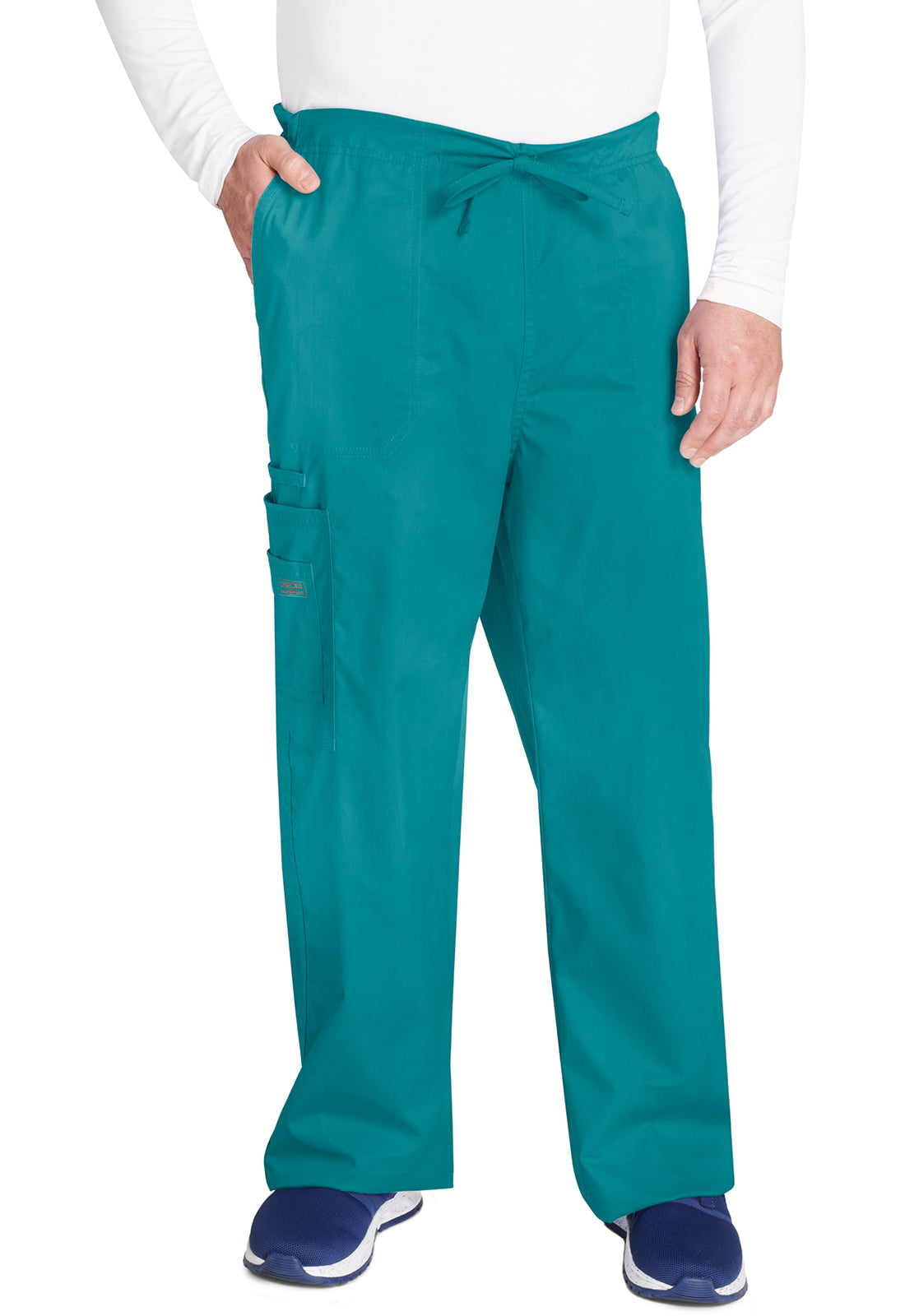Cherokee Workwear Unisex cargo broek met trekkoord met rechte pijpen en Core Stretch WWE4043