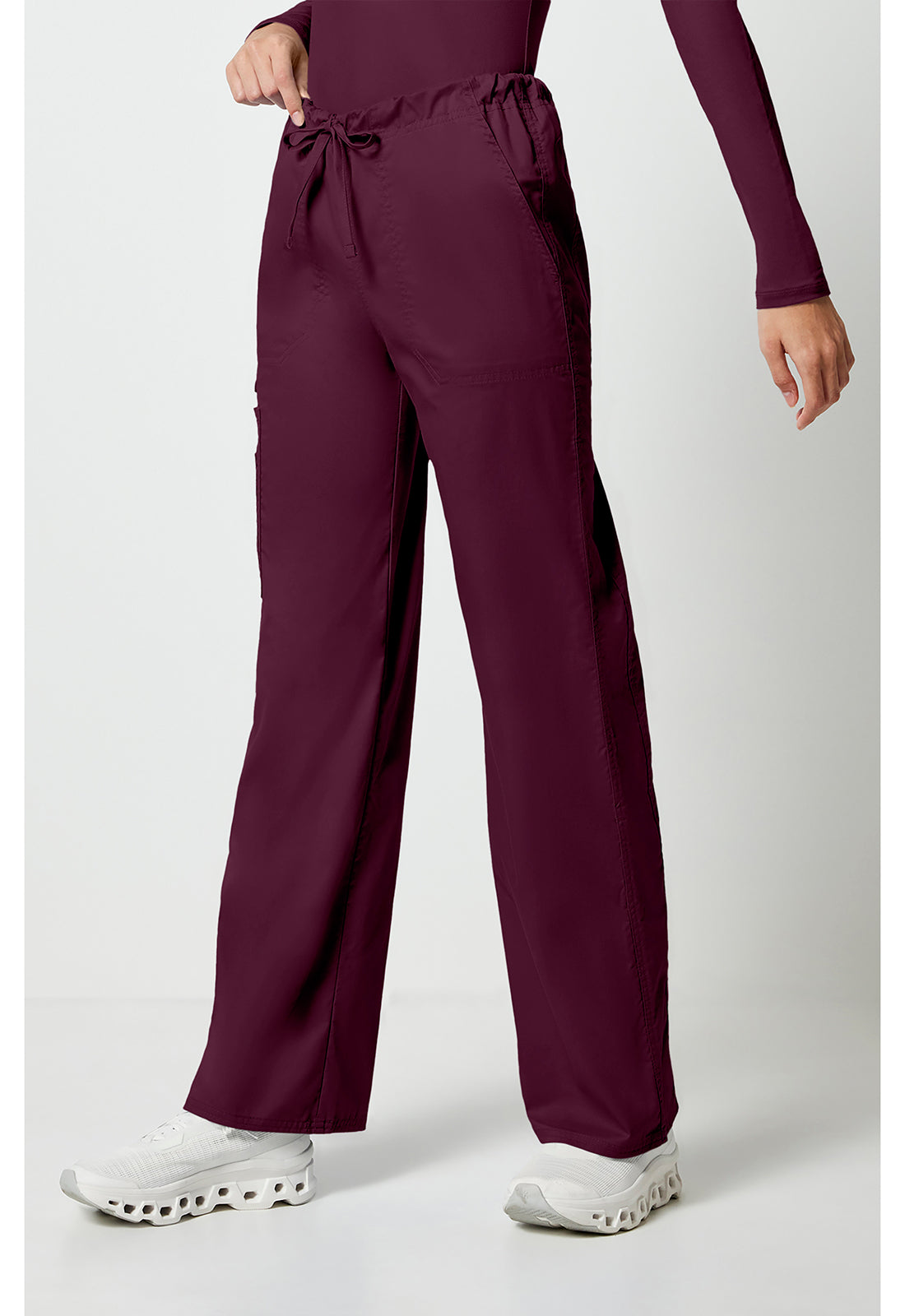 Cherokee Workwear Unisex cargo broek met trekkoord met rechte pijpen en Core Stretch WWE4043