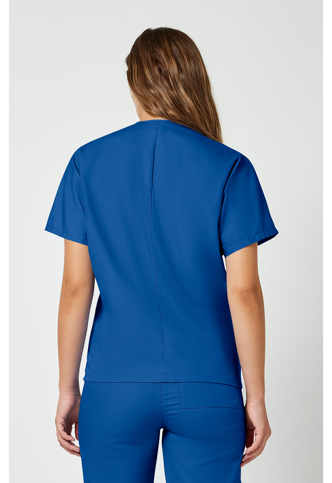 Cherokee Workwear Unisex tuniek met V-hals met vleermuismouwen en borstzak WWE4777