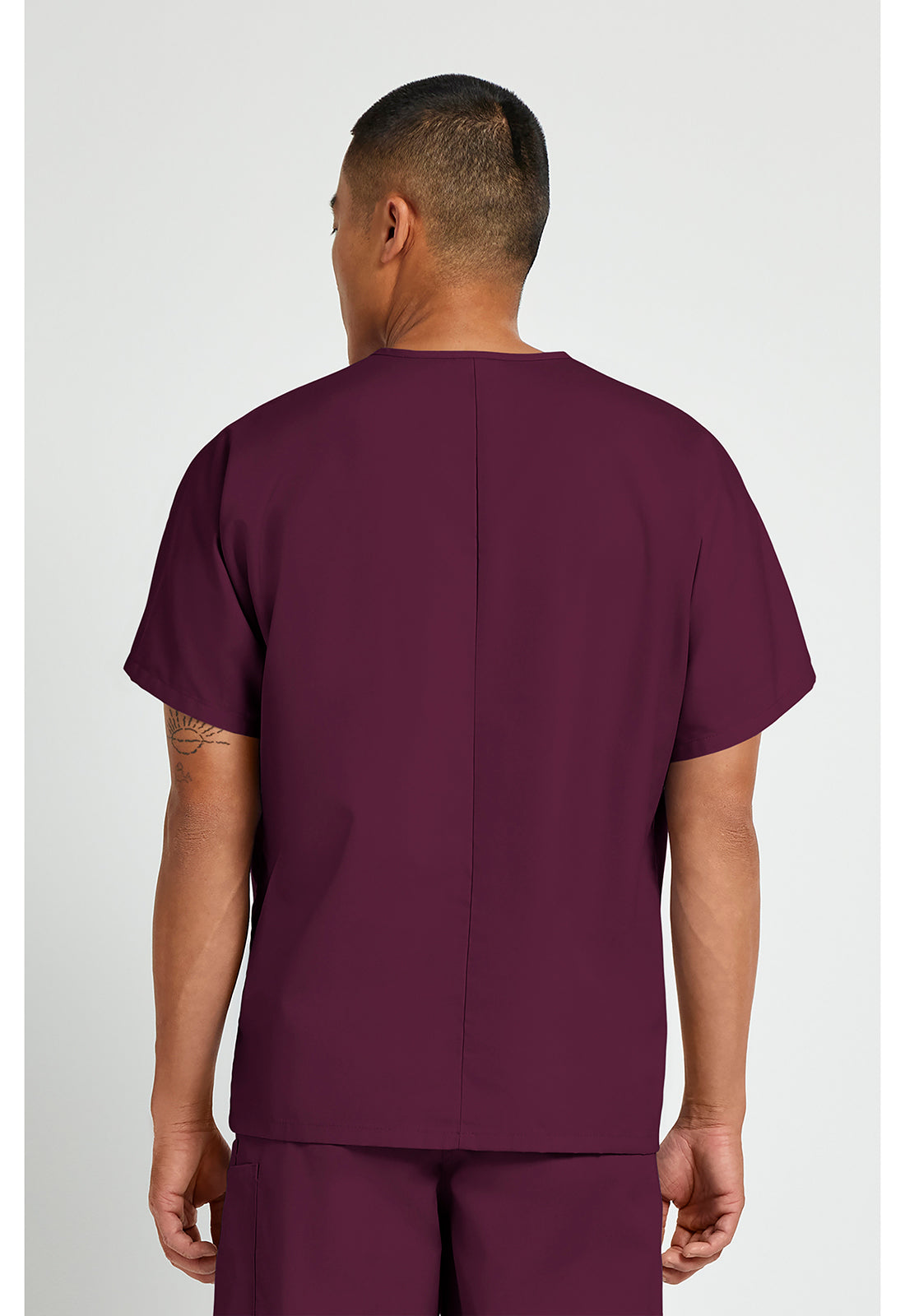 Cherokee Workwear Unisex tuniek met V-hals met vleermuismouwen en borstzak WWE4777