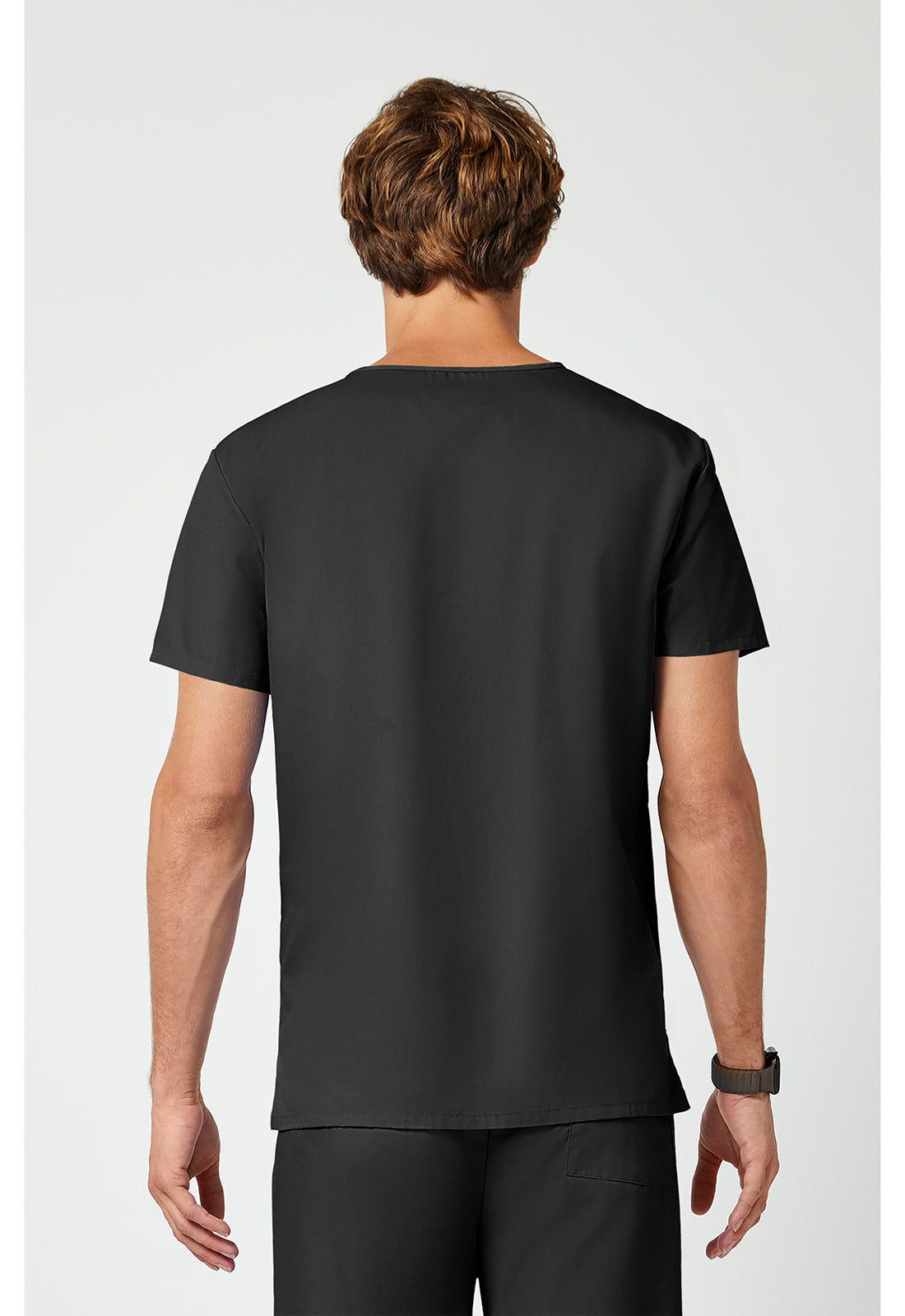 Unisex top en broek set met V-hals en trekkoordbroek WWE530C