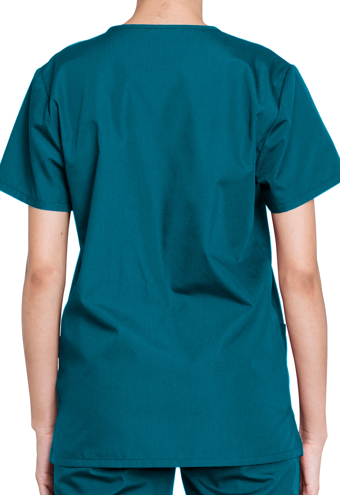 Unisex top en broek set met V-hals en trekkoordbroek WWE530C