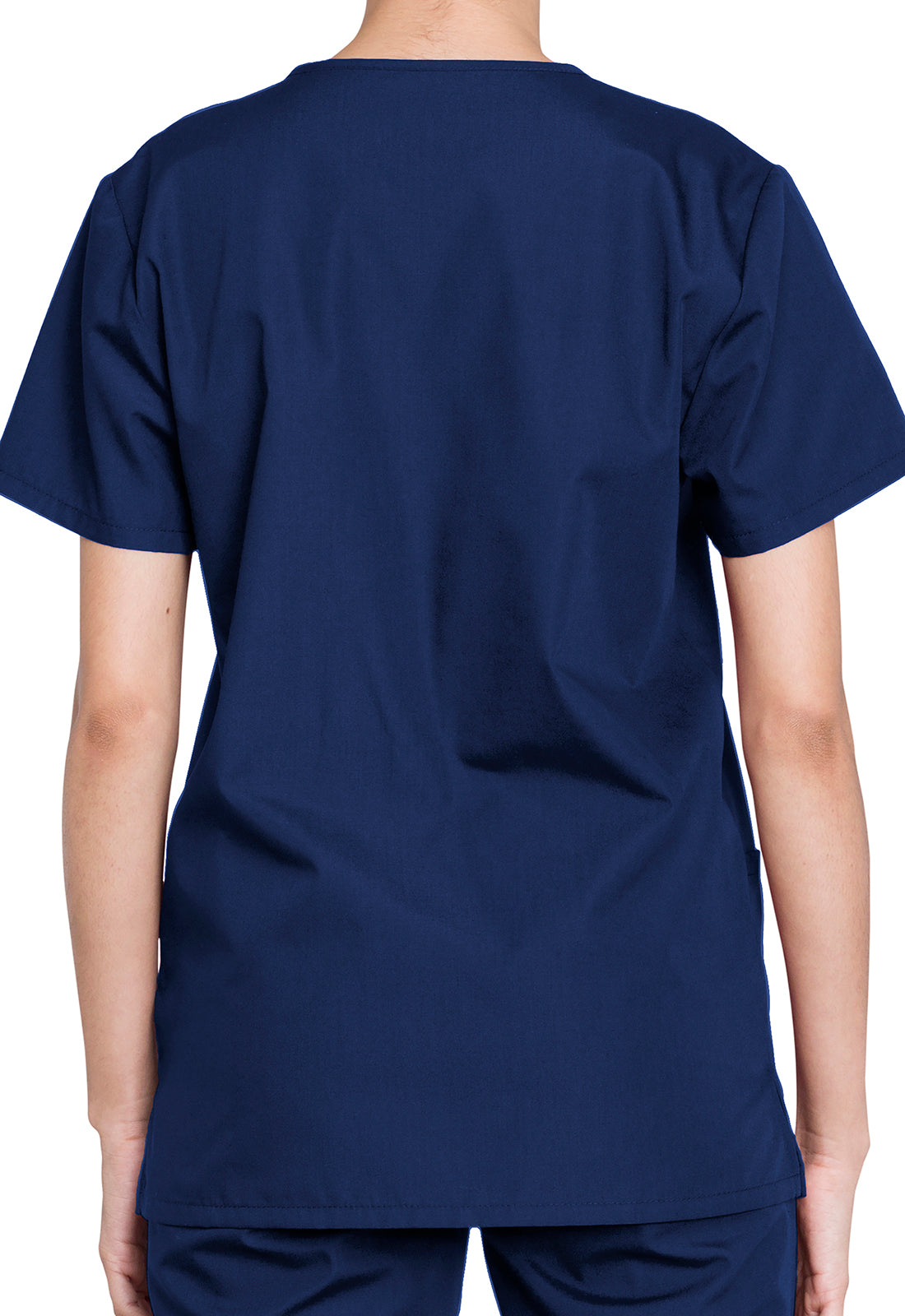 Unisex top en broek set met V-hals en trekkoordbroek WWE530C