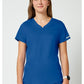 Top met V-hals met mesh details en 2-way stretch WWE601