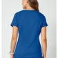Top met V-hals met mesh details en 2-way stretch WWE601