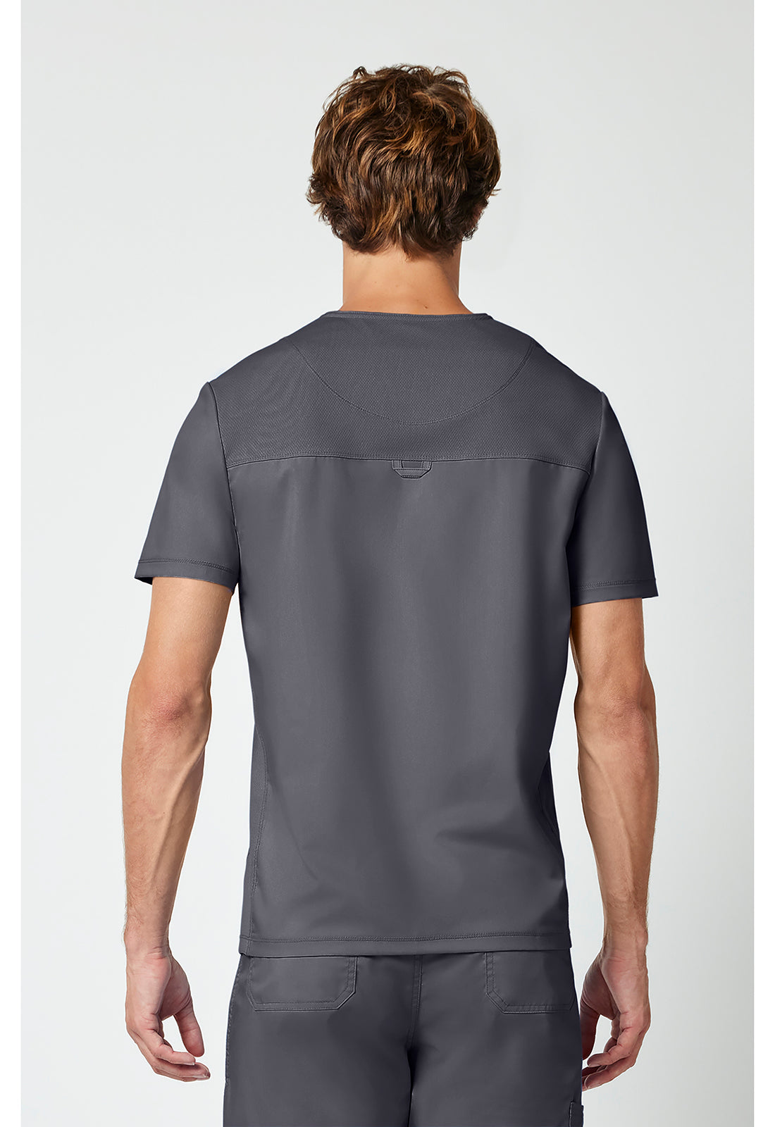 Cherokee Workwear Heren T-shirt met V-hals met mesh details en veiligheidsritszak WWE603
