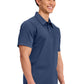 Polo shirt voor heren met mesh schouderpanelen en 2-way stretch WWE615