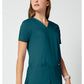 Cherokee Workwear Top met V-hals met prinsessennaden, instrumentlus en 2-way stretch WWE620