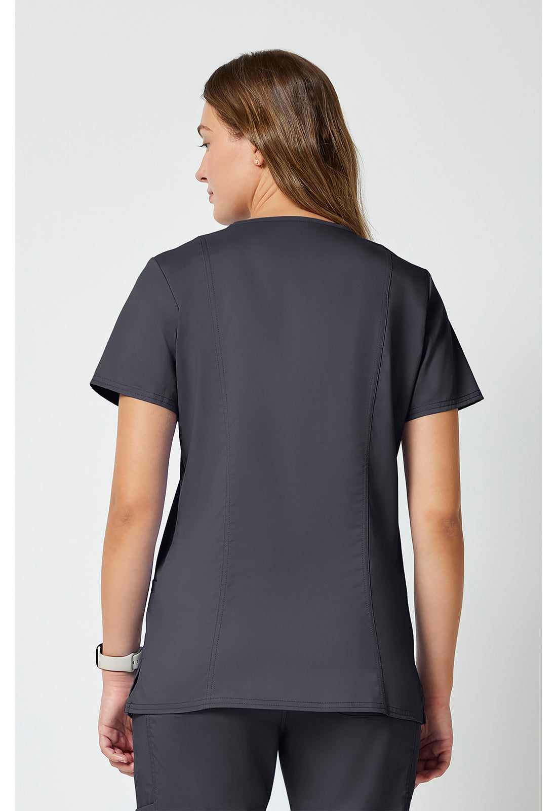 Cherokee Workwear Top met V-hals met prinsessennaden, instrumentlus en 2-way stretch WWE620