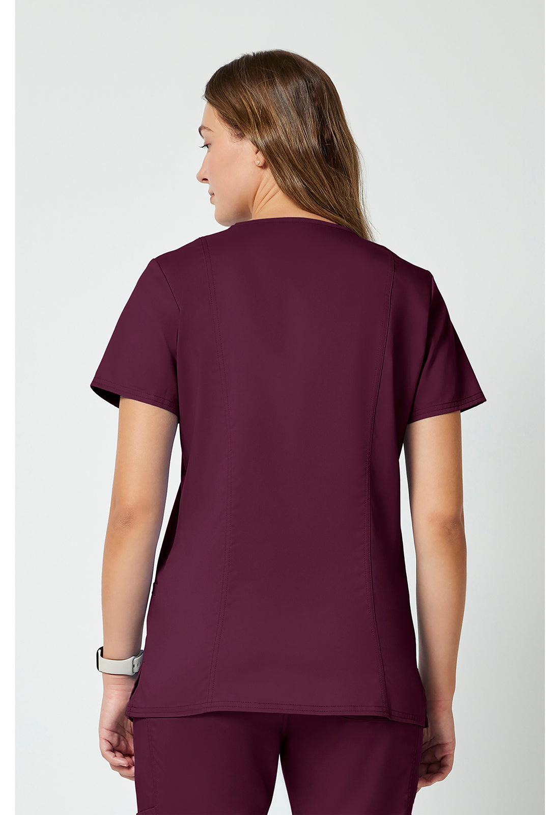 Cherokee Workwear Top met V-hals met prinsessennaden, instrumentlus en 2-way stretch WWE620