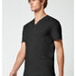 Heren T-shirt met V-hals met moderne pasvorm en ID-lus WWE670