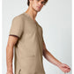Heren T-shirt met V-hals met moderne pasvorm en ID-lus WWE670