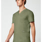 Heren T-shirt met V-hals met moderne pasvorm en ID-lus WWE670