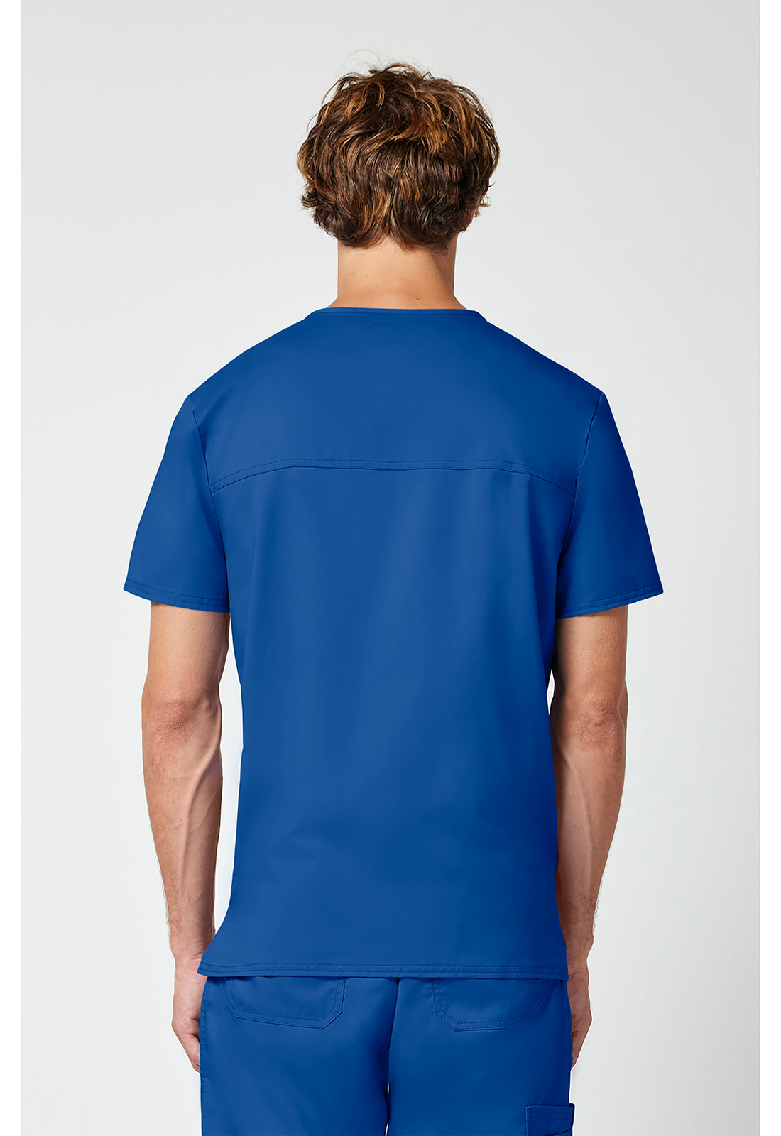 Heren T-shirt met V-hals met moderne pasvorm en ID-lus WWE670