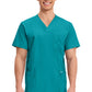 Heren T-shirt met V-hals met moderne pasvorm en ID-lus WWE670