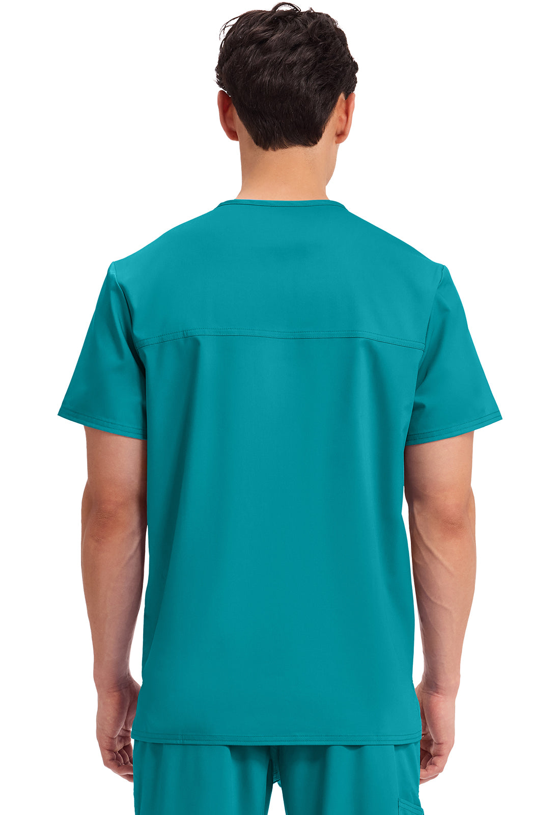 Heren T-shirt met V-hals met moderne pasvorm en ID-lus WWE670