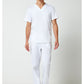 Heren T-shirt met V-hals met moderne pasvorm en ID-lus WWE670