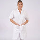 Alsico Unisex Doktersjas Artemis Wit met Korte Mouwen