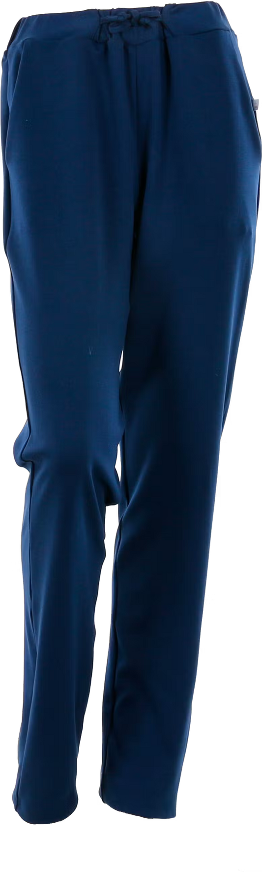 Alsico Nikki unisex zorgbroek blauw met elastische tailleband en stretchkwaliteit