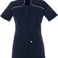 Alsico Dames Zorgtuniek Mentha Zwart met Witte Accenten