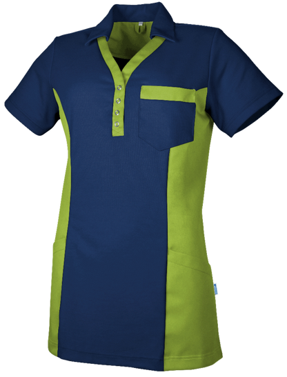 De Berkel dames polo Dana gekleurd - Zorgkleding.nl